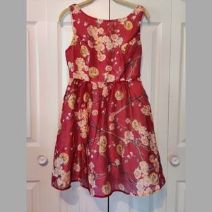 NWT Ark & Co. Sakura blossom & Roman coin dress